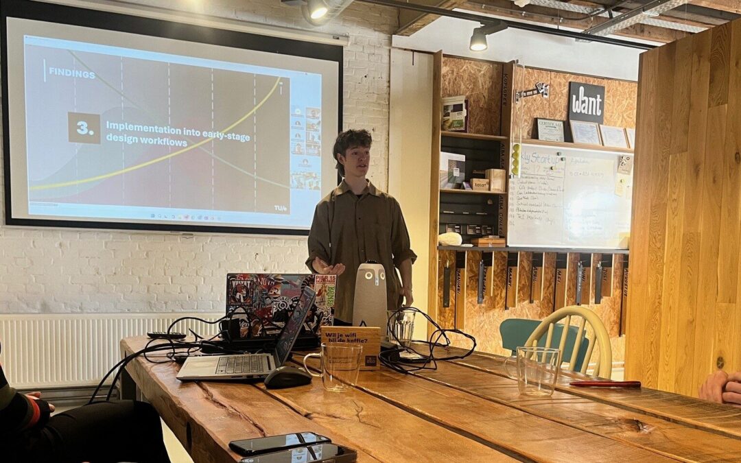Afstudeerder Pim studeert af met een 9!