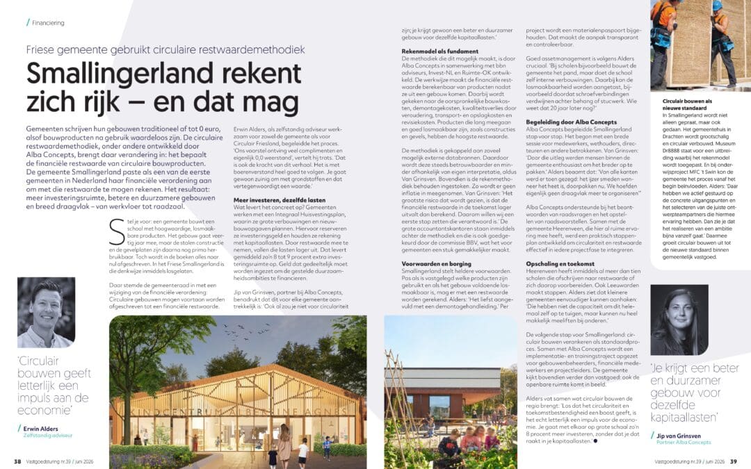 Circulaire restwaarde: van duurzaamheidsvraagstuk naar financiële strategie